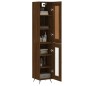 Highboard Braun Eichen-Optik 34,5x34x180 cm Holzwerkstoff Highboard Braun Eichen-Optik 34,5x34x180 cm Holzwerkstoff