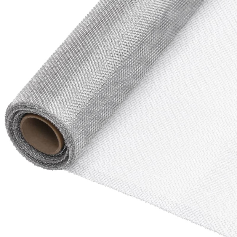 Fliegengitter Aluminium 100x2000 cm Silbern Fliegengitter Aluminium 100x2000 cm Silbern