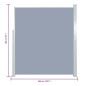 Seitenmarkise Ausziehbar 160x300 cm Grau Seitenmarkise Ausziehbar 160x300 cm Grau