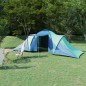 Campingzelt 6 Personen Blau und Grün Campingzelt 6 Personen Blau und Grün
