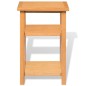 Beistelltisch mit Zeitungsablage 27x35x55 cm Massivholz Eiche Beistelltisch mit Zeitungsablage 27x35x55 cm Massivholz Eiche