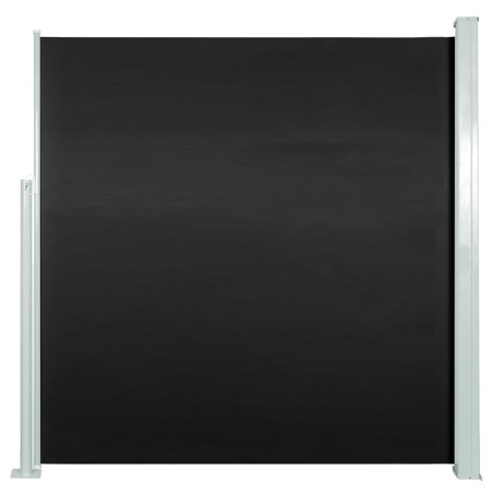 vidaXL Ausziehbare Seitenmarkise 140x300 cm Schwarz