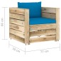 vidaXL 8-tlg. Garten-Lounge-Set mit Kissen Grün Imprägniertes Holz vidaXL 8-tlg. Garten-Lounge-Set mit Kissen Grün Imprägniertes Holz