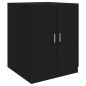 Waschmaschinenschrank Schwarz 71x71,5x91,5 cm Waschmaschinenschrank Schwarz 71x71,5x91,5 cm