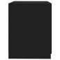 Waschmaschinenschrank Schwarz 71x71,5x91,5 cm Waschmaschinenschrank Schwarz 71x71,5x91,5 cm