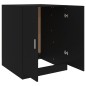 Waschmaschinenschrank Schwarz 71x71,5x91,5 cm Waschmaschinenschrank Schwarz 71x71,5x91,5 cm