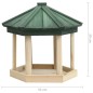 Vogelfutterhaus Achteck Tanne Massivholz 33x30 cm Vogelfutterhaus Achteck Tanne Massivholz 33x30 cm