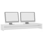 vidaXL Monitorständer Hochglanz-Weiß 100x24x13 cm Holzwerkstoff vidaXL Monitorständer Hochglanz-Weiß 100x24x13 cm Holzwerkstoff