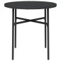 Beistelltisch Schwarz 45 cm Poly Rattan Beistelltisch Schwarz 45 cm Poly Rattan