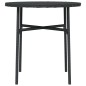 Beistelltisch Schwarz 45 cm Poly Rattan Beistelltisch Schwarz 45 cm Poly Rattan