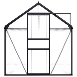 Gewächshaus Anthrazit Aluminium 5,89 m²