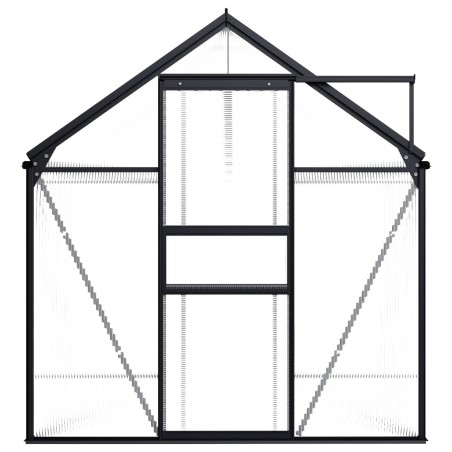 Gewächshaus Anthrazit Aluminium 5,89 m²