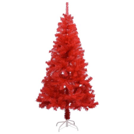 Künstlicher Weihnachtsbaum mit Ständer Rot 150 cm PVC