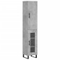Highboard Betongrau 34,5x34x180 cm Holzwerkstoff Highboard Betongrau 34,5x34x180 cm Holzwerkstoff