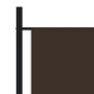 3-tlg. Raumteiler Braun 260x180 cm 3-tlg. Raumteiler Braun 260x180 cm