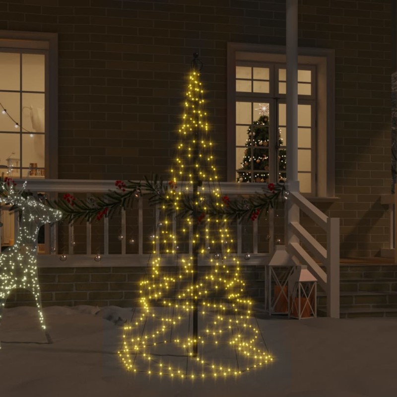 LED-Weihnachtsbaum Warmweiß 200 LEDs 180 cm LED-Weihnachtsbaum Warmweiß 200 LEDs 180 cm