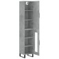 Highboard Betongrau 34,5x34x180 cm Holzwerkstoff Highboard Betongrau 34,5x34x180 cm Holzwerkstoff