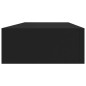 Wand-Schubladenregal Schwarz 60x23,5x10 cm MDF Wand-Schubladenregal Schwarz 60x23,5x10 cm MDF