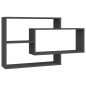 vidaXL Wandregale Grau 104x20x58,5 cm Holzwerkstoff vidaXL Wandregale Grau 104x20x58,5 cm Holzwerkstoff