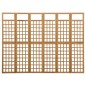 6-tlg. Paravent/Spalier Massivholz Tanne 242,5x180 cm 6-tlg. Paravent/Spalier Massivholz Tanne 242,5x180 cm