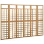 6-tlg. Paravent/Spalier Massivholz Tanne 242,5x180 cm 6-tlg. Paravent/Spalier Massivholz Tanne 242,5x180 cm