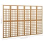 6-tlg. Paravent/Spalier Massivholz Tanne 242,5x180 cm 6-tlg. Paravent/Spalier Massivholz Tanne 242,5x180 cm