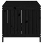 vidaXL Gartentruhe Schwarz 147x68x64 cm Massivholz Kiefer vidaXL Gartentruhe Schwarz 147x68x64 cm Massivholz Kiefer