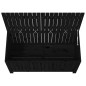 vidaXL Gartentruhe Schwarz 147x68x64 cm Massivholz Kiefer vidaXL Gartentruhe Schwarz 147x68x64 cm Massivholz Kiefer
