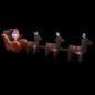 Aufblasbarer Weihnachtsmann mit Rentieren LED 490 cm Aufblasbarer Weihnachtsmann mit Rentieren LED 490 cm