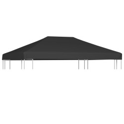 Pavillondach 310 g/m² 4x3 m Grau