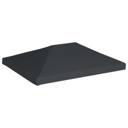 Pavillondach 310 g/m² 4x3 m Grau