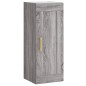 Highboard Grau Sonoma 34,5x34x180 cm Holzwerkstoff Highboard Grau Sonoma 34,5x34x180 cm Holzwerkstoff