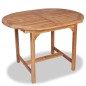 vidaXL Garten-Ausziehtisch (110-160)x80x75 cm Massivholz Teak vidaXL Garten-Ausziehtisch (110-160)x80x75 cm Massivholz Teak