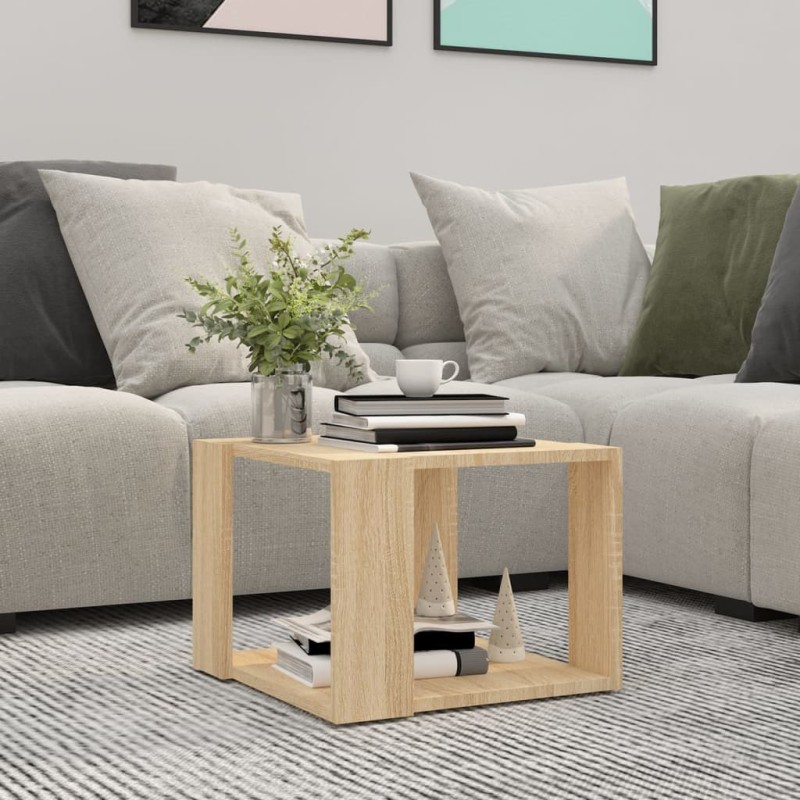 vidaXL Couchtisch Sonoma-Eiche 40x40x30 cm Holzwerkstoff vidaXL Couchtisch Sonoma-Eiche 40x40x30 cm Holzwerkstoff