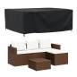 Gartenmöbel-Abdeckung Schwarz 200x160x70 cm Wasserdicht 420D Gartenmöbel-Abdeckung Schwarz 200x160x70 cm Wasserdicht 420D