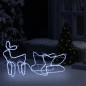 Weihnachtsdekoration Rentiere und Schlitten Outdoor 252 LEDs Weihnachtsdekoration Rentiere und Schlitten Outdoor 252 LEDs