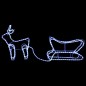 Weihnachtsdekoration Rentiere und Schlitten Outdoor 252 LEDs Weihnachtsdekoration Rentiere und Schlitten Outdoor 252 LEDs