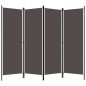 4-tlg. Raumteiler Anthrazit 200x180 cm 4-tlg. Raumteiler Anthrazit 200x180 cm