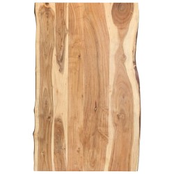 Tischplatte Massivholz Akazie 100x(50-60)x3,8 cm