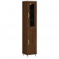 Highboard Braun Eichen-Optik 34,5x34x180 cm Holzwerkstoff Highboard Braun Eichen-Optik 34,5x34x180 cm Holzwerkstoff