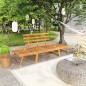vidaXL Gartenbank 2-in-1 190 cm Massivholz Akazie vidaXL Gartenbank 2-in-1 190 cm Massivholz Akazie