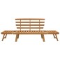 vidaXL Gartenbank 2-in-1 190 cm Massivholz Akazie vidaXL Gartenbank 2-in-1 190 cm Massivholz Akazie