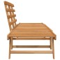vidaXL Gartenbank 2-in-1 190 cm Massivholz Akazie vidaXL Gartenbank 2-in-1 190 cm Massivholz Akazie