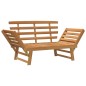 vidaXL Gartenbank 2-in-1 190 cm Massivholz Akazie vidaXL Gartenbank 2-in-1 190 cm Massivholz Akazie