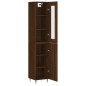 Highboard Braun Eichen-Optik 34,5x34x180 cm Holzwerkstoff Highboard Braun Eichen-Optik 34,5x34x180 cm Holzwerkstoff