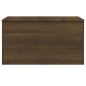 Aufbewahrungstruhe Braun Eichen-Optik 84x42x46 cm Holzwerkstoff Aufbewahrungstruhe Braun Eichen-Optik 84x42x46 cm Holzwerkstoff