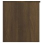 Aufbewahrungstruhe Braun Eichen-Optik 84x42x46 cm Holzwerkstoff Aufbewahrungstruhe Braun Eichen-Optik 84x42x46 cm Holzwerkstoff