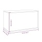 Aufbewahrungstruhe Braun Eichen-Optik 84x42x46 cm Holzwerkstoff Aufbewahrungstruhe Braun Eichen-Optik 84x42x46 cm Holzwerkstoff