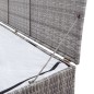 Gartenbox Grau 150x50x60 cm Poly Rattan Gartenbox Grau 150x50x60 cm Poly Rattan