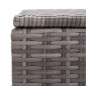 Gartenbox Grau 150x50x60 cm Poly Rattan Gartenbox Grau 150x50x60 cm Poly Rattan